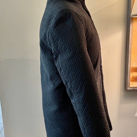 Woman's Gently Used Down Filled Trapunto Stitched Prada Puffer Jacket L - Picture 3 of 16